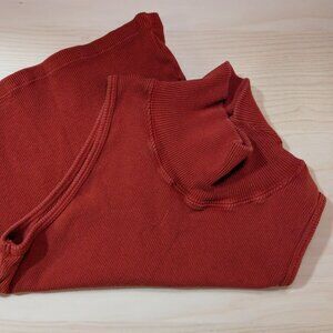 Big Bud Press Paprika Red Essential Sleeveless Turtleneck, size XS